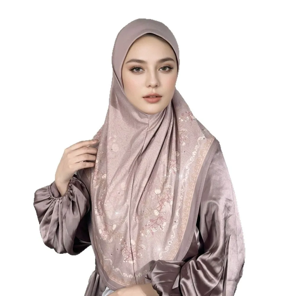 New Soft Instant Hijab Full Coverage Ready To Wear Women Hijab Scarf Draped Instant Turbans for Women