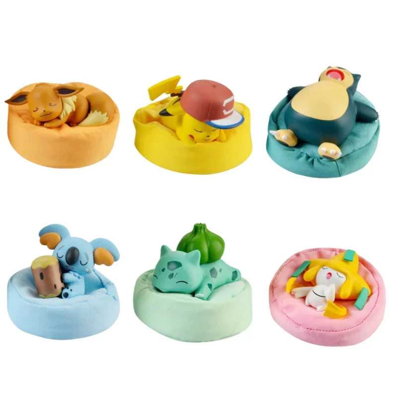figuras-de-acao-da-serie-pokemon-starry-dream-pikachu-eevee-bulbasaur-snorlax-modelos-de-monstros-brinquedos-de-colecao