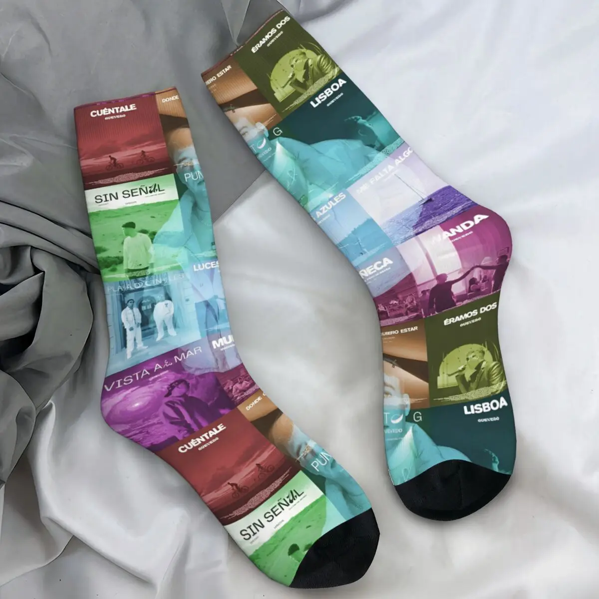 

Чулки для испанской певицы в стиле рэпера Quevedo, дизайнерские новые носки, зимние противоскользящие носки, мягкие дышащие носки унисекс для скалолазания