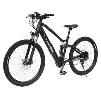 RANDRIDE YS90 Electric Bike 1000W Motor 45km/h Max Speed 48V 13.6Ah Battery 60-70km Max Range 27.5*2.4'' Tire 150kg Load