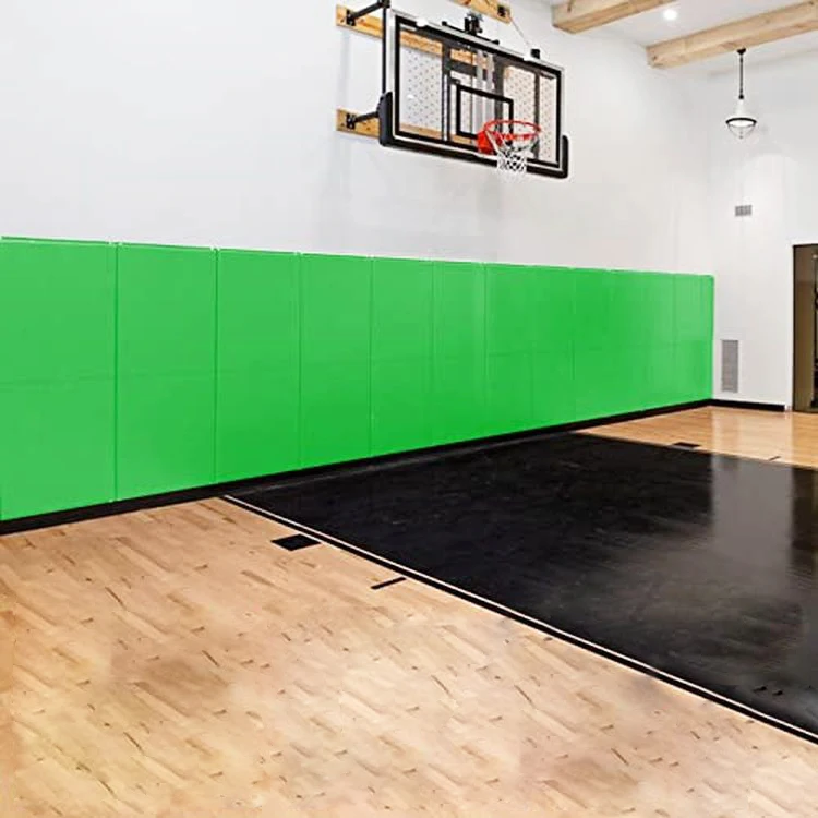

New Environmental Wall Pad Vinyl Cover EPE Foam Filling Gym Wall Padding Multicolor Wall Padding for Kids Basketball Courtpromot