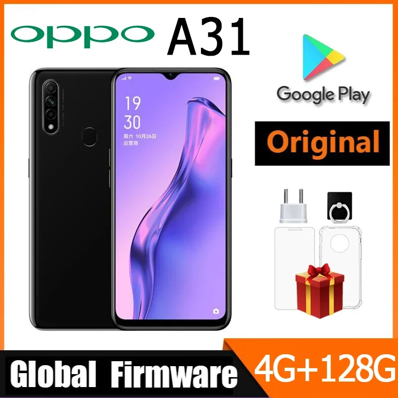 OPPO A31 4G SmartPhone Global firmware Android CPU MediaTek P35 6.5-inch Screen Battery Capacity 4230mAh Celular