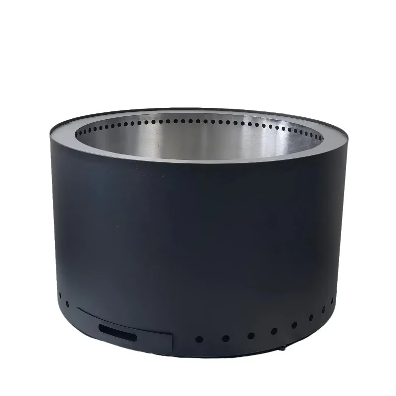2026 Hot Sale Full Size Party Smokeless Fire Bowl Firewood Carbon Steel Outdoor Fire Pit with Ashtray