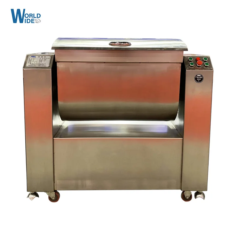 GOOPIKK Commercial Dough Mixer 75KG Kneading Capacity Pizza Bread Dough Mixer Horizontal Mixer Machine For Industrial