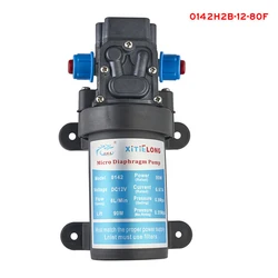 High Pressure Diaphragm Water Pump DC 12V 24V 80W 5.5L/min Self Priming Pump for Home, Vehicles, Agricultural, Boat,Garden насос