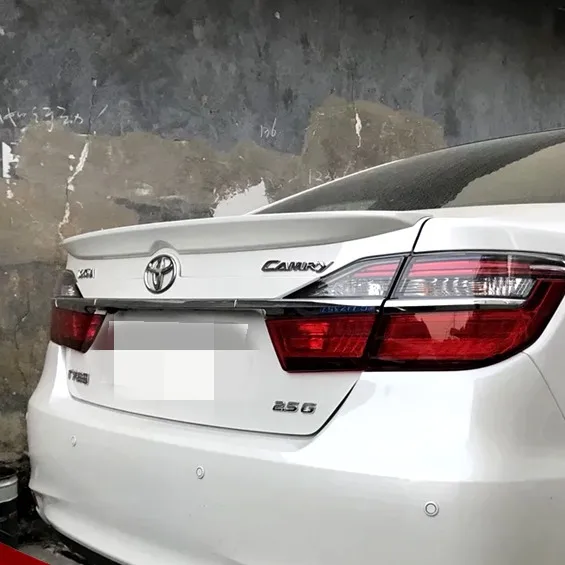 Спойлер для Toyota Camry 2012 2013 2014 2015 2016 2017, высококачественный материал ABS, автомобильное заднее крыло, задний спойлер грунтового цвета