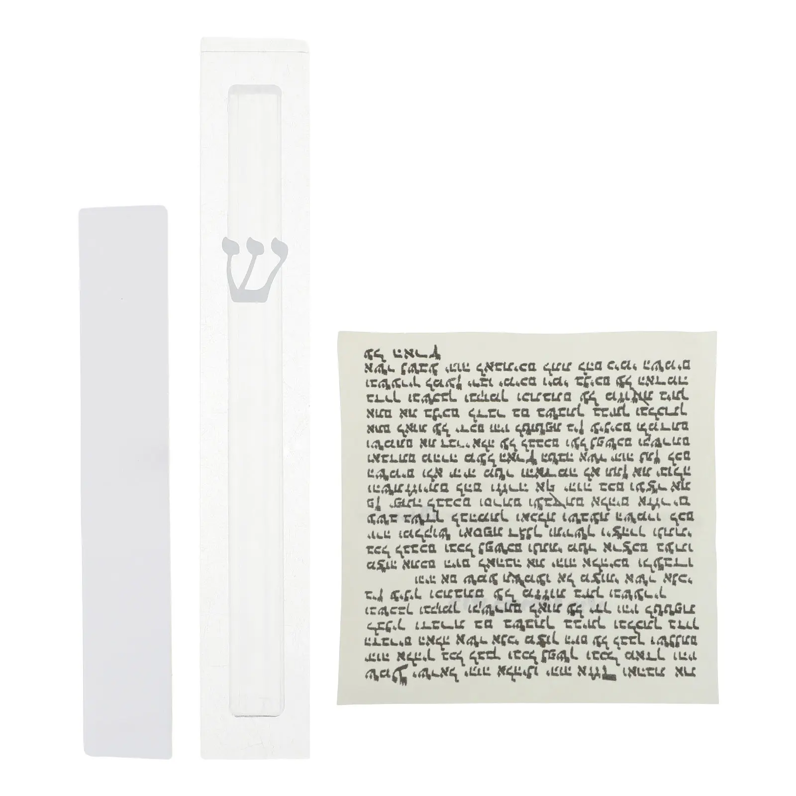 Mezuzot Mezuzah Case For Door Blessing Mezuzah Case Door Front Clear Judaica Decorative Holder Hebrew For Entry Door Protection