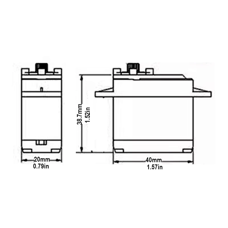 JX Sail Winch Servo W5513-4T/6T/2T 10kg Standard Metal Gear Servo For RC Yacht DC Motor 0.9 Sec 360 Degree Kingmax SW5513-6MA