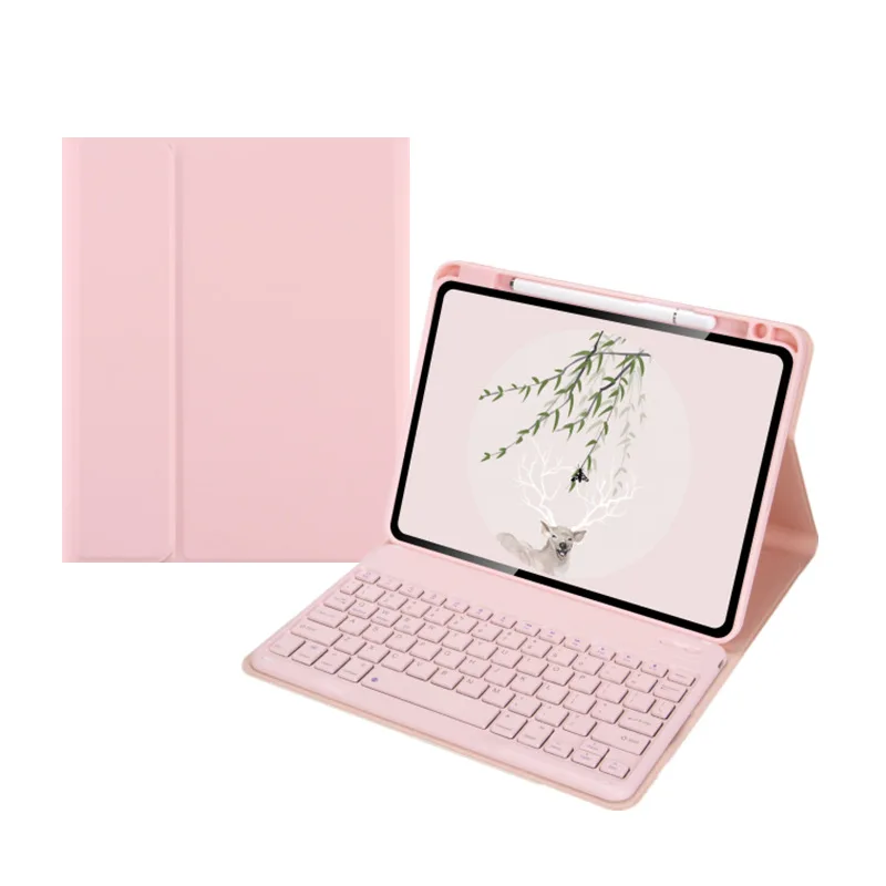 Keyboard Case For Xiaomi Pad 6 11 INCH 2023 Colorful Leather Cover For Xiaomi Pad 6 Pro Tablet BT wireless keyboard Protective