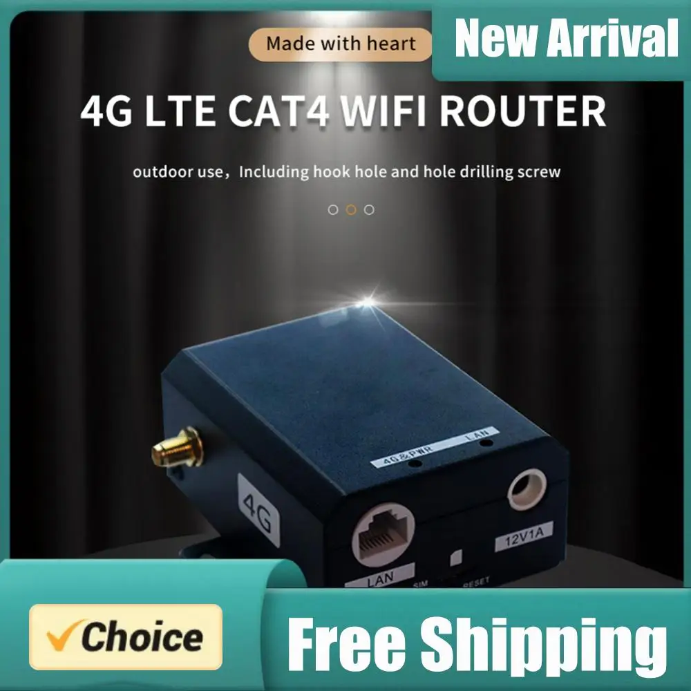 

Промышленный 4G LTE Wi-Fi роутер H927, 150 Мбит/с, с внешней антенной, поддержка 16 Wi-Fi пользователей, для использования на улице