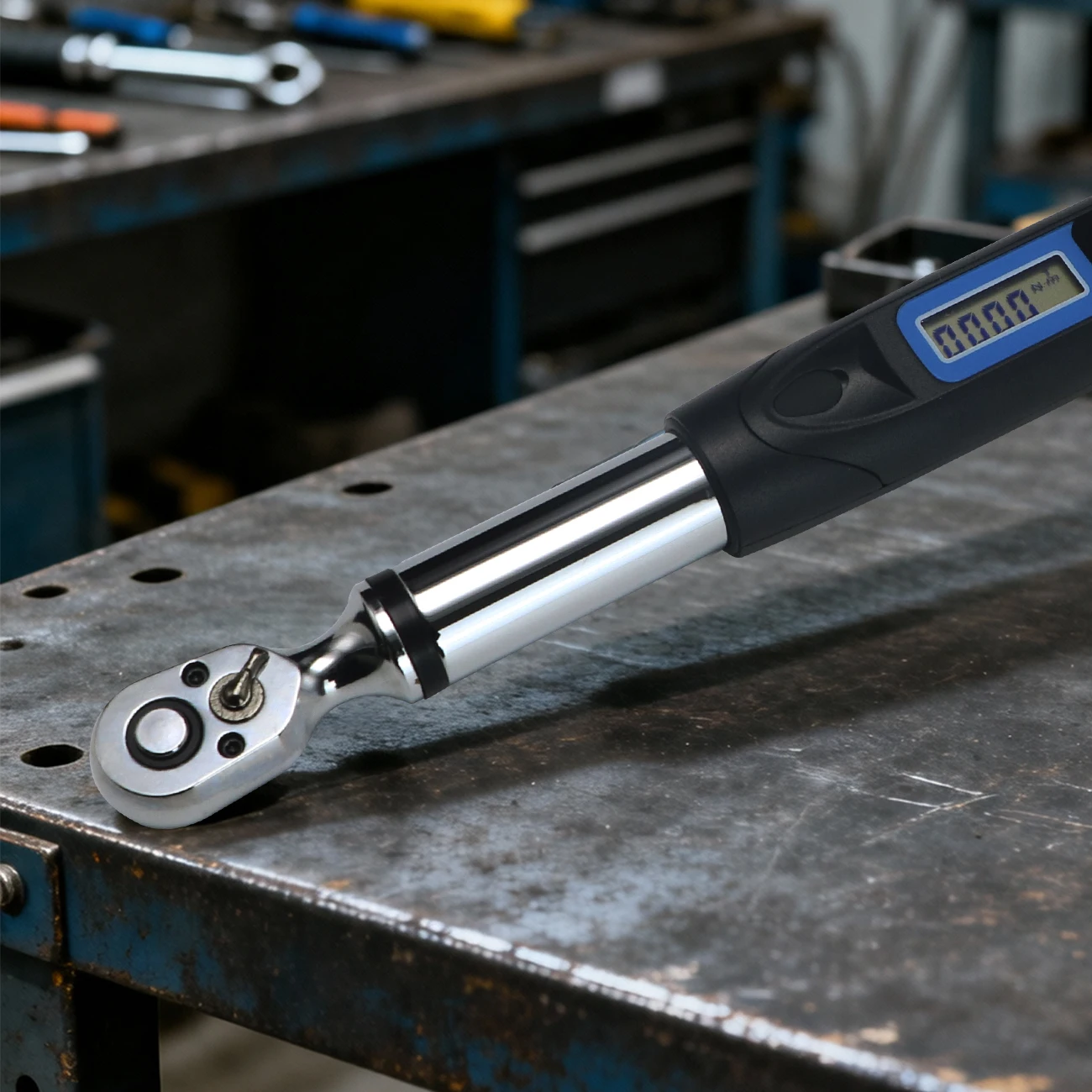 

Цифровой динамометрический ключ AWG с трещоткой, 1/2 дюйма, двунаправленное вращение, предустановленное значение, сигнализация, автоматическое отключение, инструмент для обслуживания автомобилей