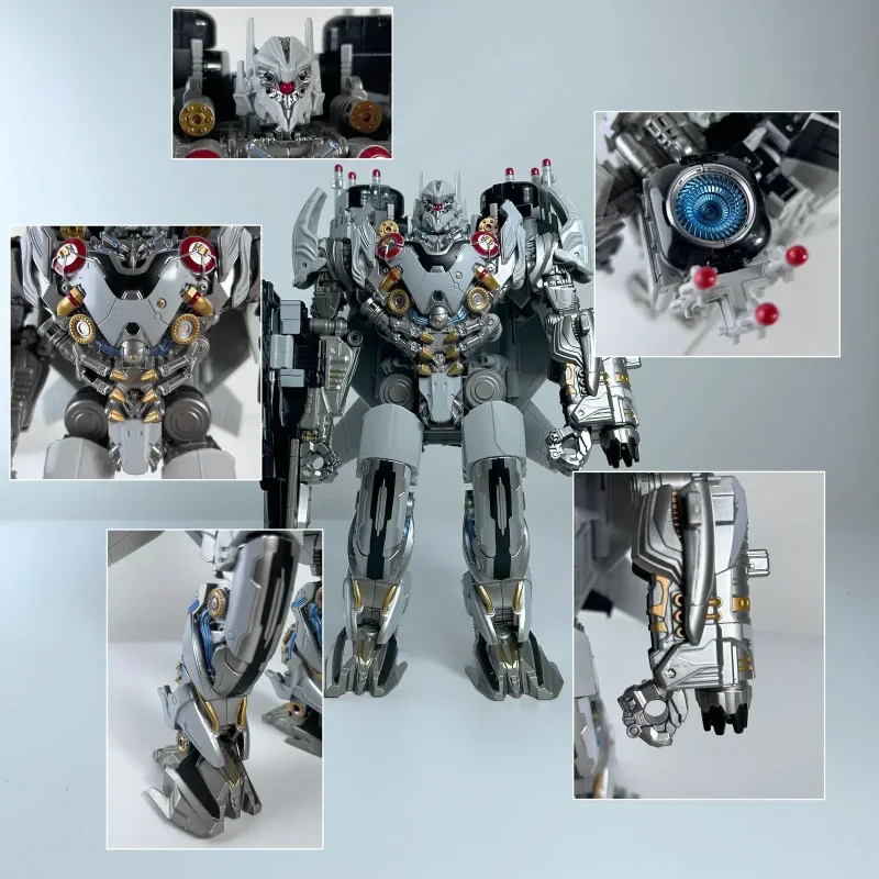 BMB LS01 LS-01 Oversize Transformation Robot 27cm Alloy Black Mamba TF Nitro Zeus Plane Film Anime Action Figure Model Toys Gift