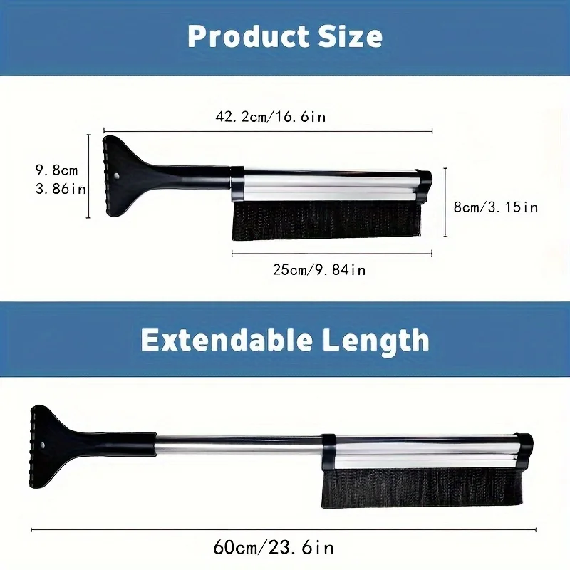 Scalable Multifunctional Snow Shovel, Car Snow Shovel, Multifunctional Snow Removal Shovel, Cleaning Tool