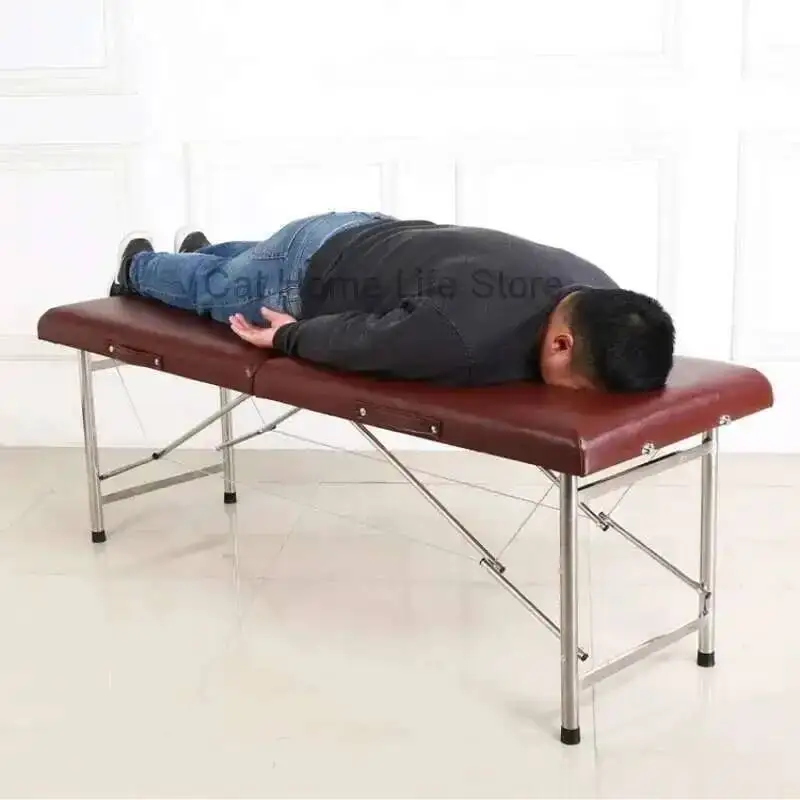 

Tattoo Lash Massage Bed Folding Spa Metal Bathroom Portable Massage Table Face Home Silla De Pedicura Para Spa Beauty Furniture