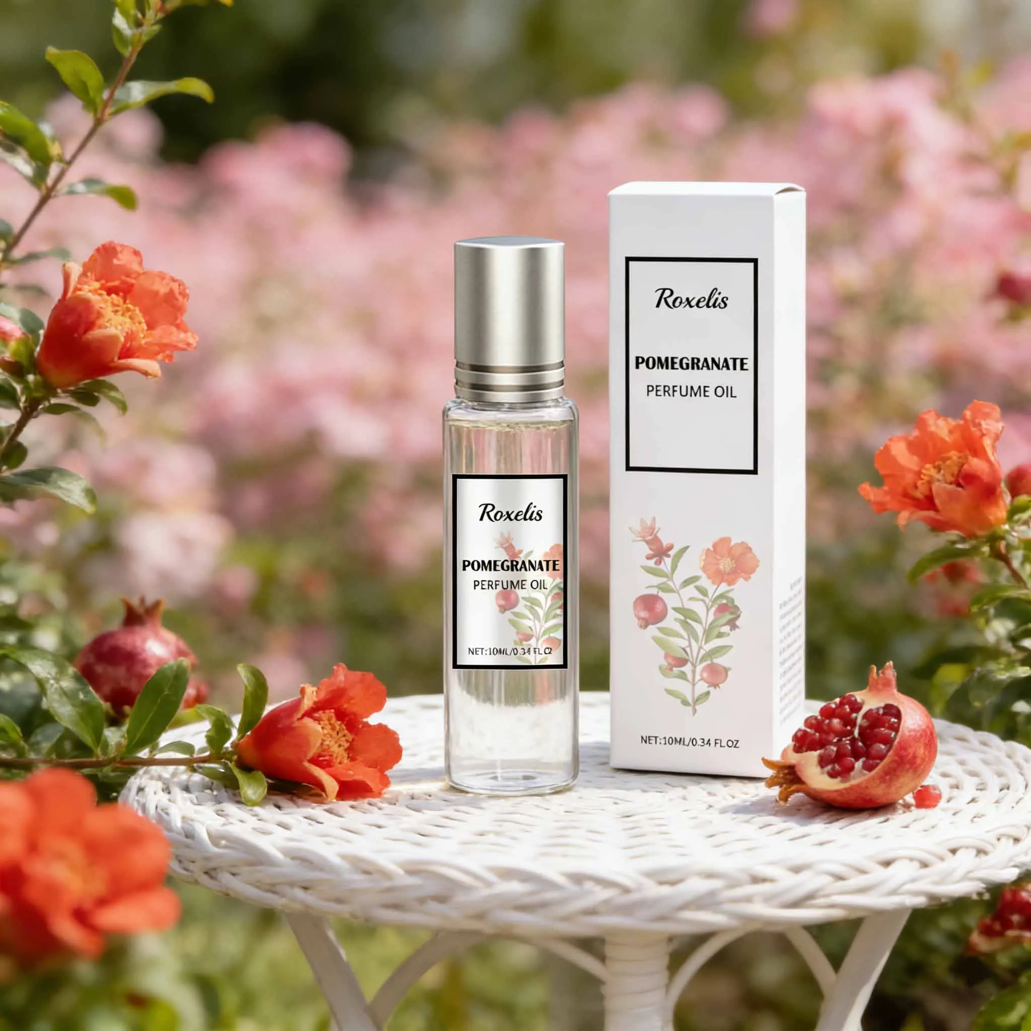 

ROXELIS Pomegranate Perfume Jasmine Lily Rose Pomegranate Long Lasting Scent Charming Dating Atmosphere Gift Flirting Perfume