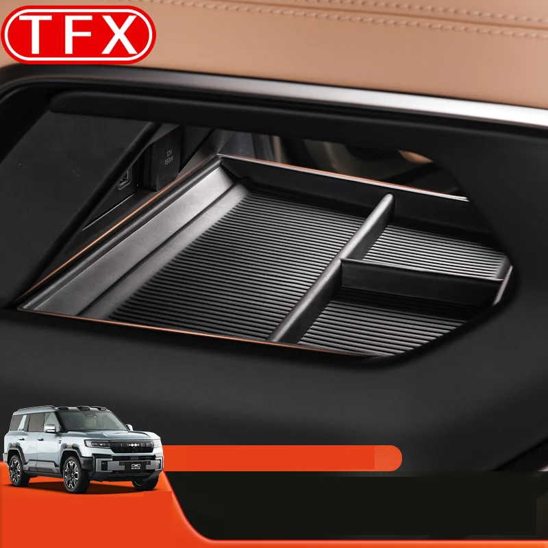 

For BYD Leopard 8 2024 2025 Car Styling Under Central Control TPE Storage Box Pad Anti Slip Pad Storage Box Accessories