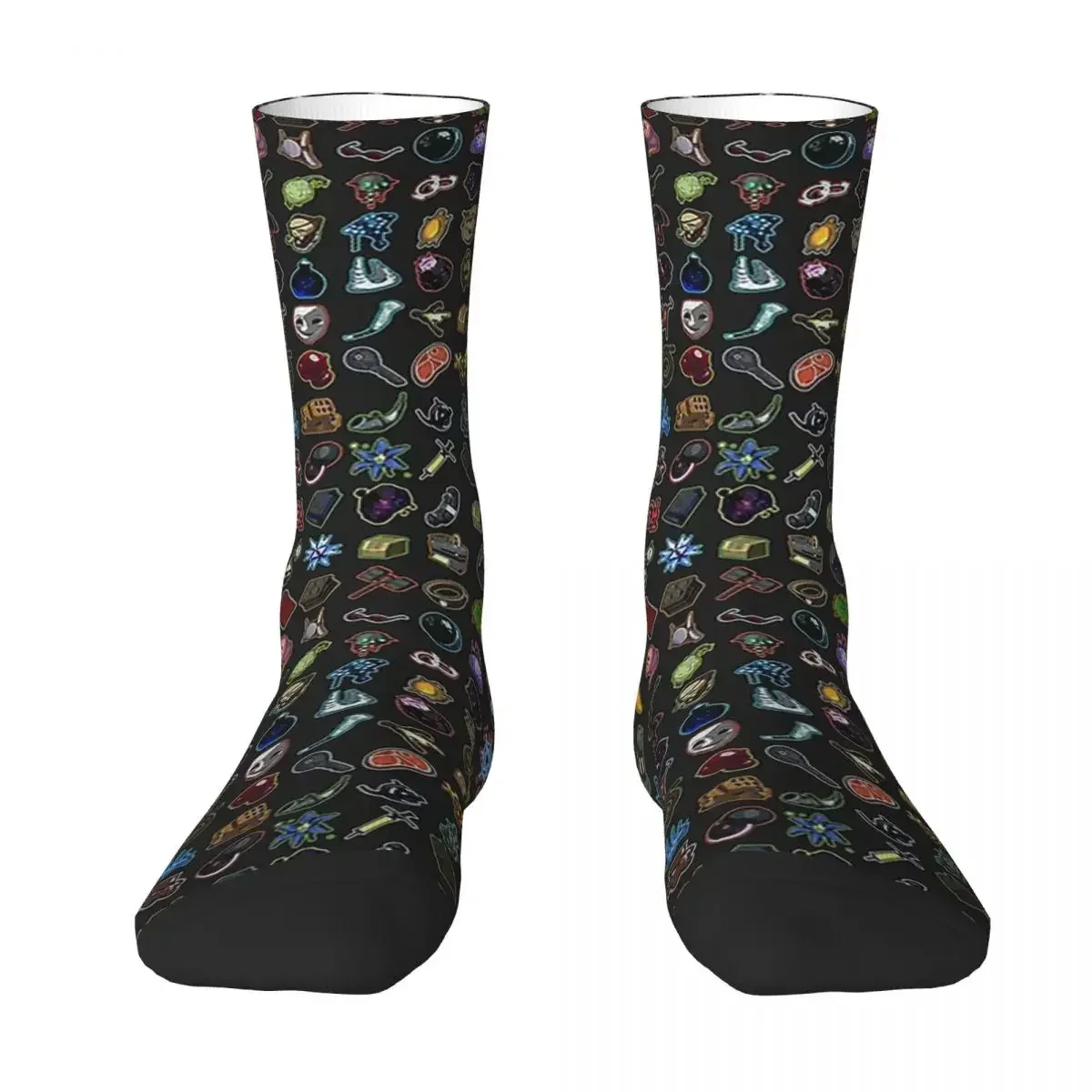 Risk Of Rain 2 Items Socks Harajuku Sweat Absorbing Stockings All Season Long Socks Accessories for Unisex Gifts