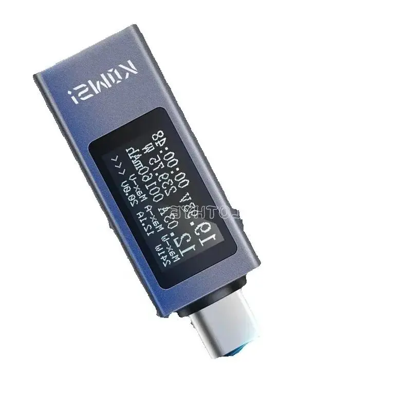 Multi-function Intelligent Digital Display DC- Voltage Ammeter Power Meter Type-c Cell Phone Charging Tester DC 4-30V 0-12A