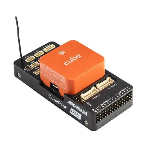 HEX Pixhawk 2.1 Cube Orange Standard Set con aquí 3 GPS y placa portadora ADS-B para educación, drones R/C