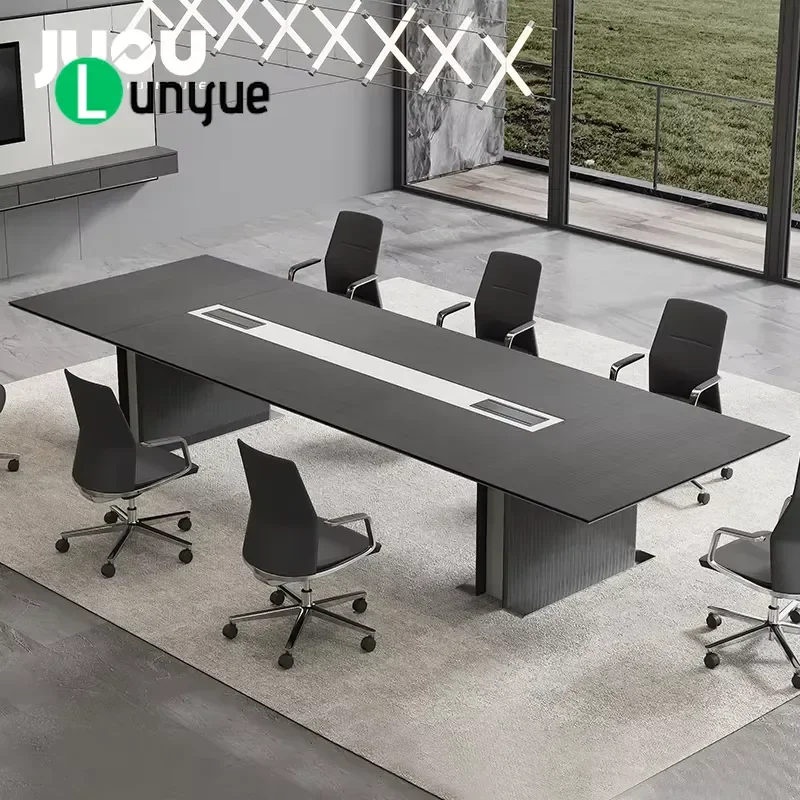 Luxury Conference Table Modern Office Meeting Desk Reception Furniture for Business Boardroom Durable Stylish