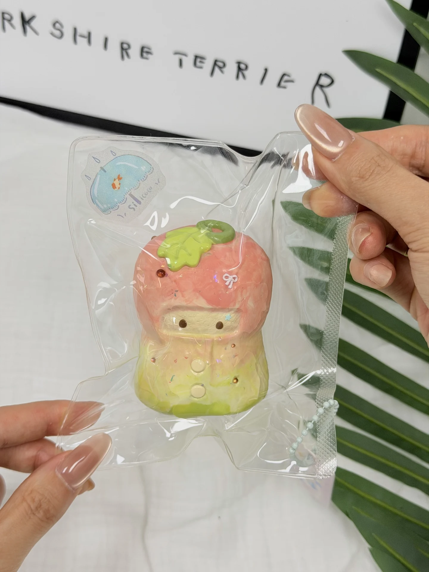Silicoco Fruit Series Watermelon Raincoat Stress Relief Soft Silicone Toy Slow Rebound Soft Squishy Squeeze #Nulala100060