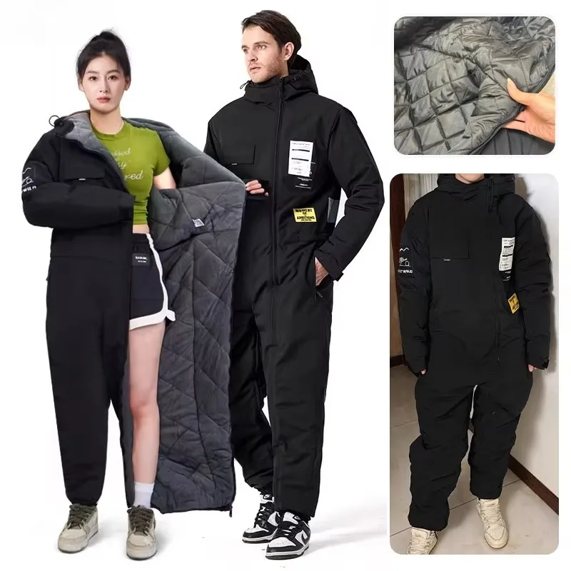 Winter Motorcycle Riding Clothes ColdProof Windproof Suit Motorcycle Cross-country Equipment Ski Fishing Suit 라이딩 방한복