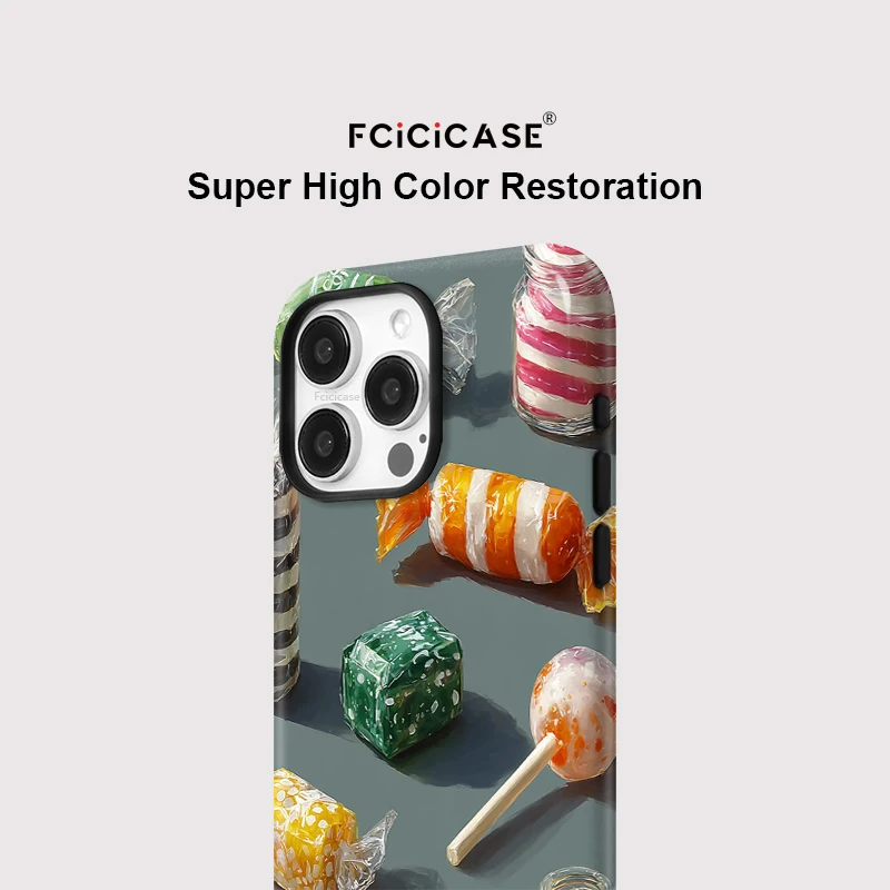 Fcicicase Hard PC Matte Phone Case for iPhone 17 Air 16 15 14 Plus 13 12 11 Pro Max for Magsafe Magnetic Luxury Painting Cover