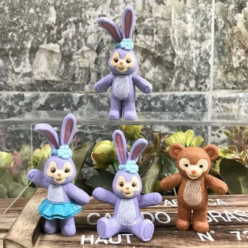 Stellalou Duffey muñeca de dibujos animados para niños y niñas, modelo de decoración para hornear hecho a mano, adornos, juguetes para niños, dulce y lindo, nuevo