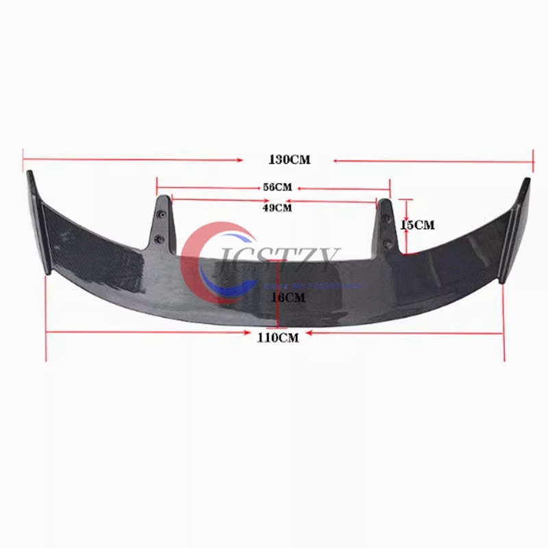 Spoiler Universal Carbon Surface Type Generic Rear Trunk Spoiler For Land Rover Range Rover Evoque 2012 - 2020 - view 5