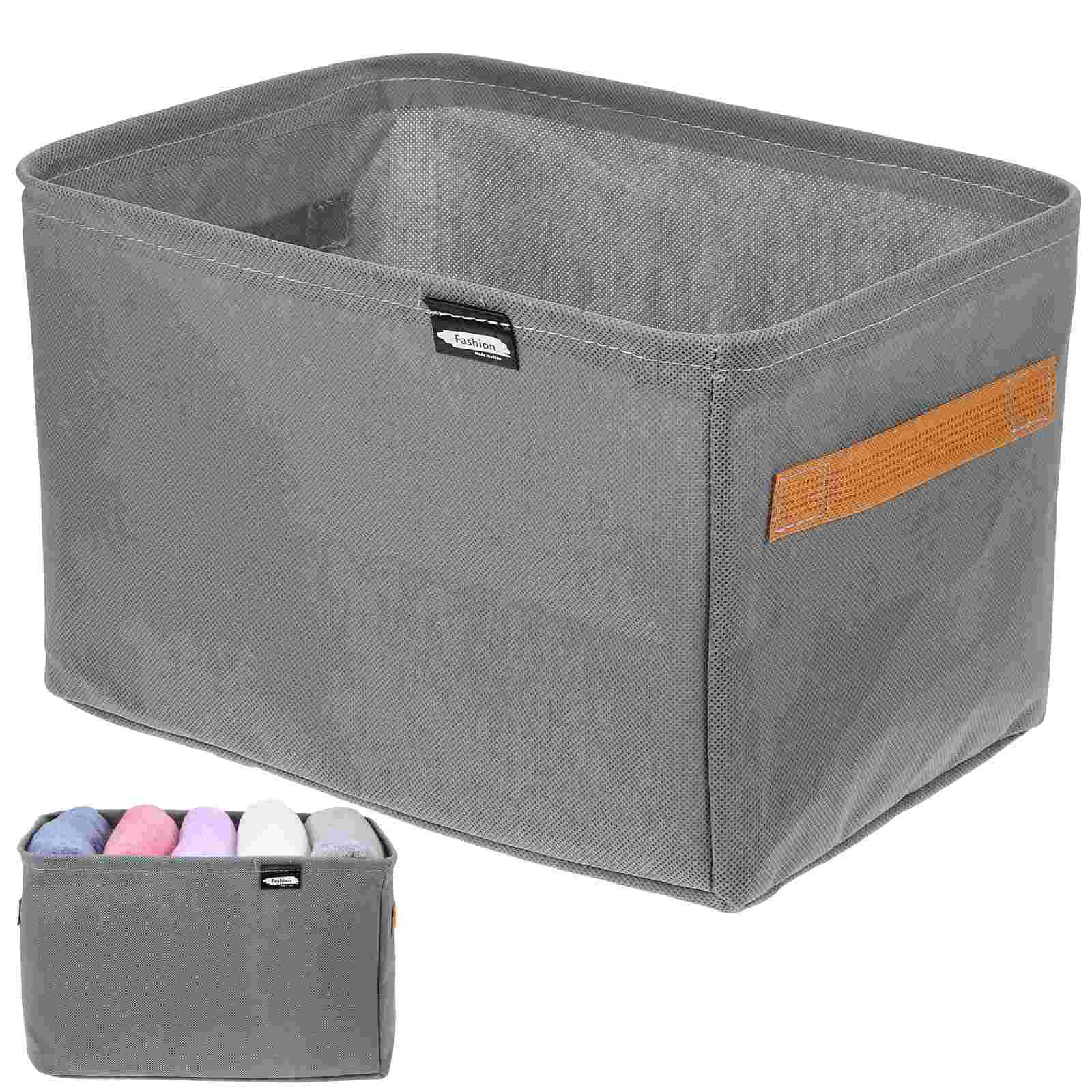 

3 Pcs Storage Basket Set Fabric Drawers Clothing Organizer Clothes Cubes Non-woven Pants Baby Closet Wardrobe