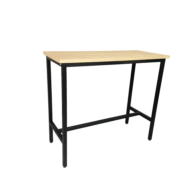 الحديثة بسيطة الحديد خشبية أعلى بار مطعم حانة حزب طاولة متعددة الوظائف-XZ-22116-2