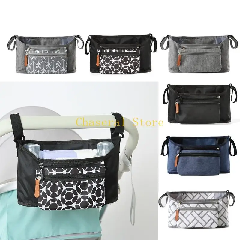 E7CE Multifunctional Baby Stroller Bag Mummy Diaper Nappy Bag Newborn Outdoor Pocket