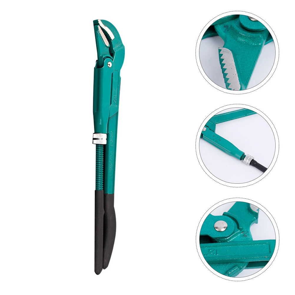 

Multifunctional Pipe Wrench Plier Carbon Steel Water Pump Plumbing Tool Dipped Grips Extra Comfort Slim Head Design Non Slip