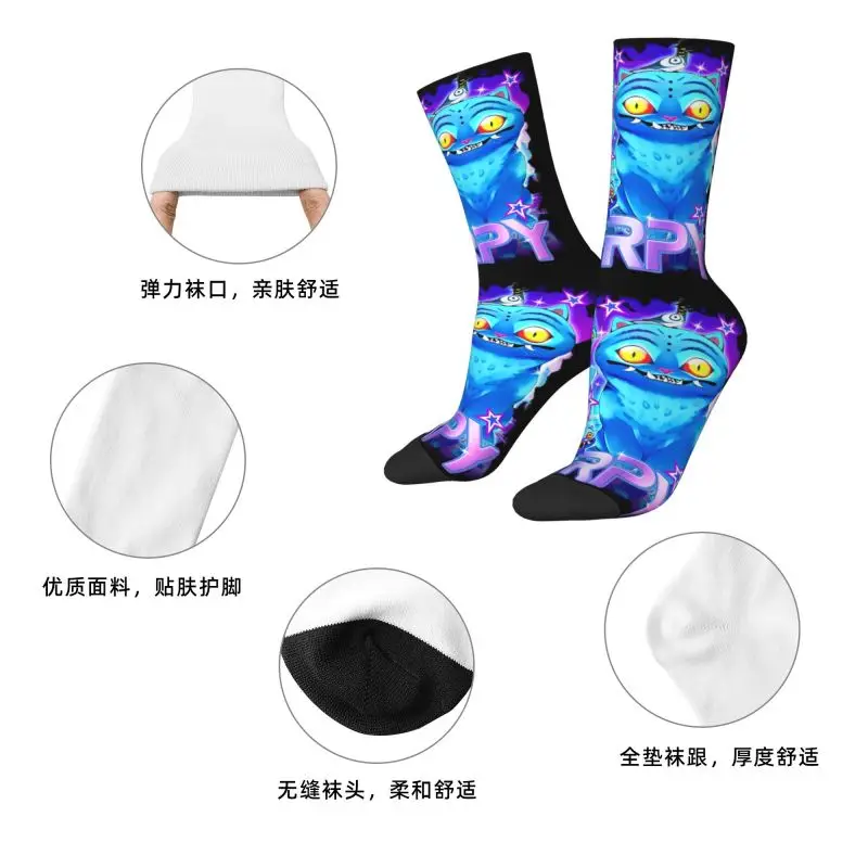 متعة الطباعة Kpop شيطان هنتر ديربي سوس الجوارب للنساء الرجال بسط الصيف الخريف الشتاء طاقم الجوارب