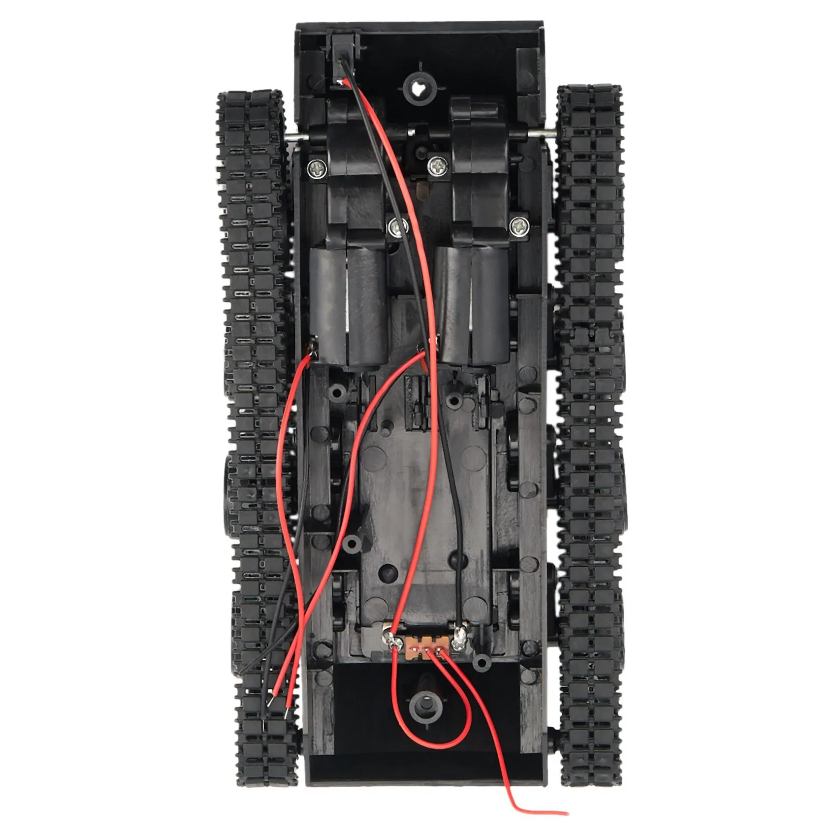 WOTT-2X Rc Tank Smart Robot Tank Car Chassis Kit Rubber Track Crawler For Arduino 130 Motor Diy Robot For Children