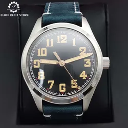 2024 New 40mm Stainless Steel Case  Green Luminous Men's Water Resistant Mechanical Watch, Casual, Three Colours Strap