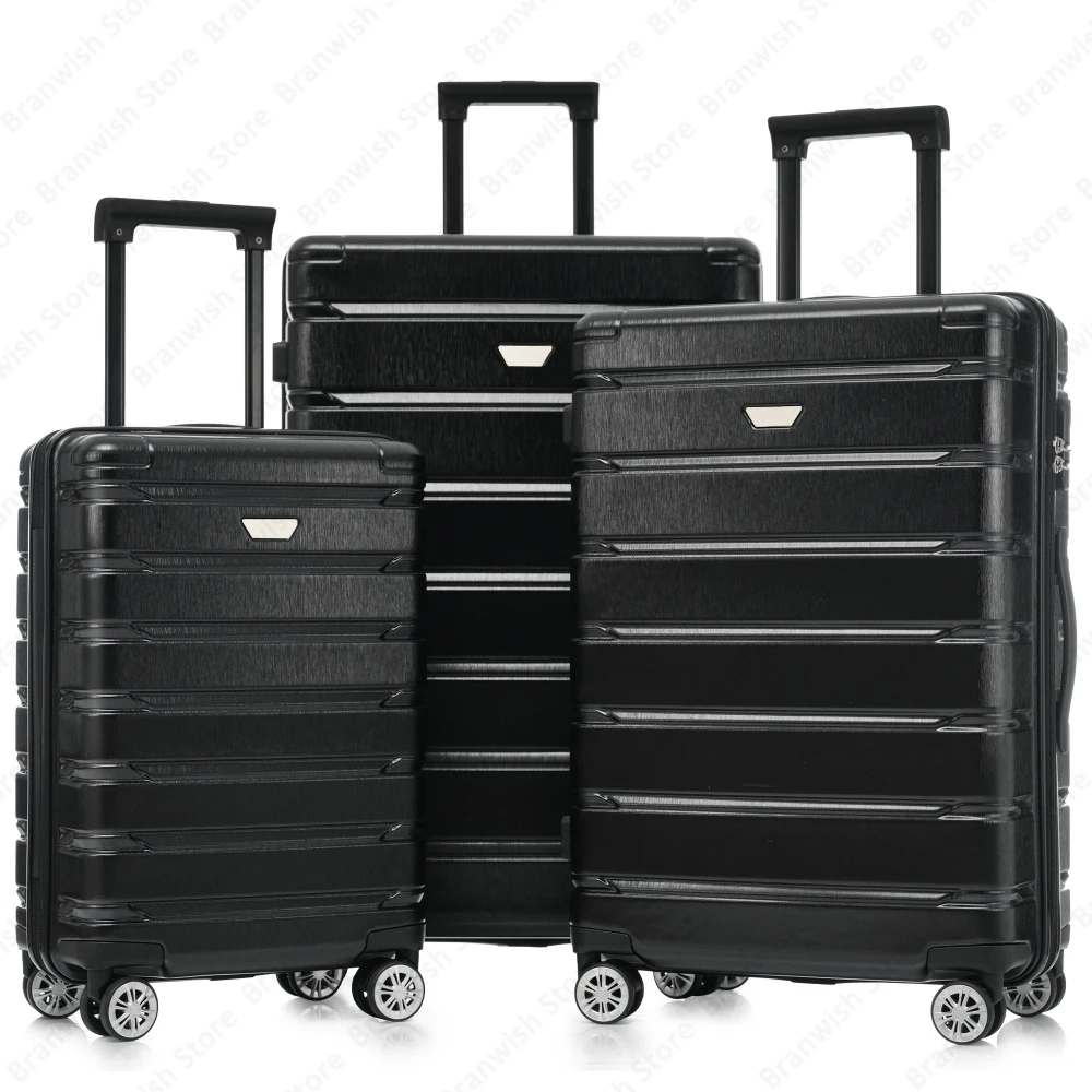 

Hardshell Luggage Set 3 Piece Durable Suitcase with Spinner Wheels 20/24/28 Inch Travel Luggage for Men Women with TSA Lock