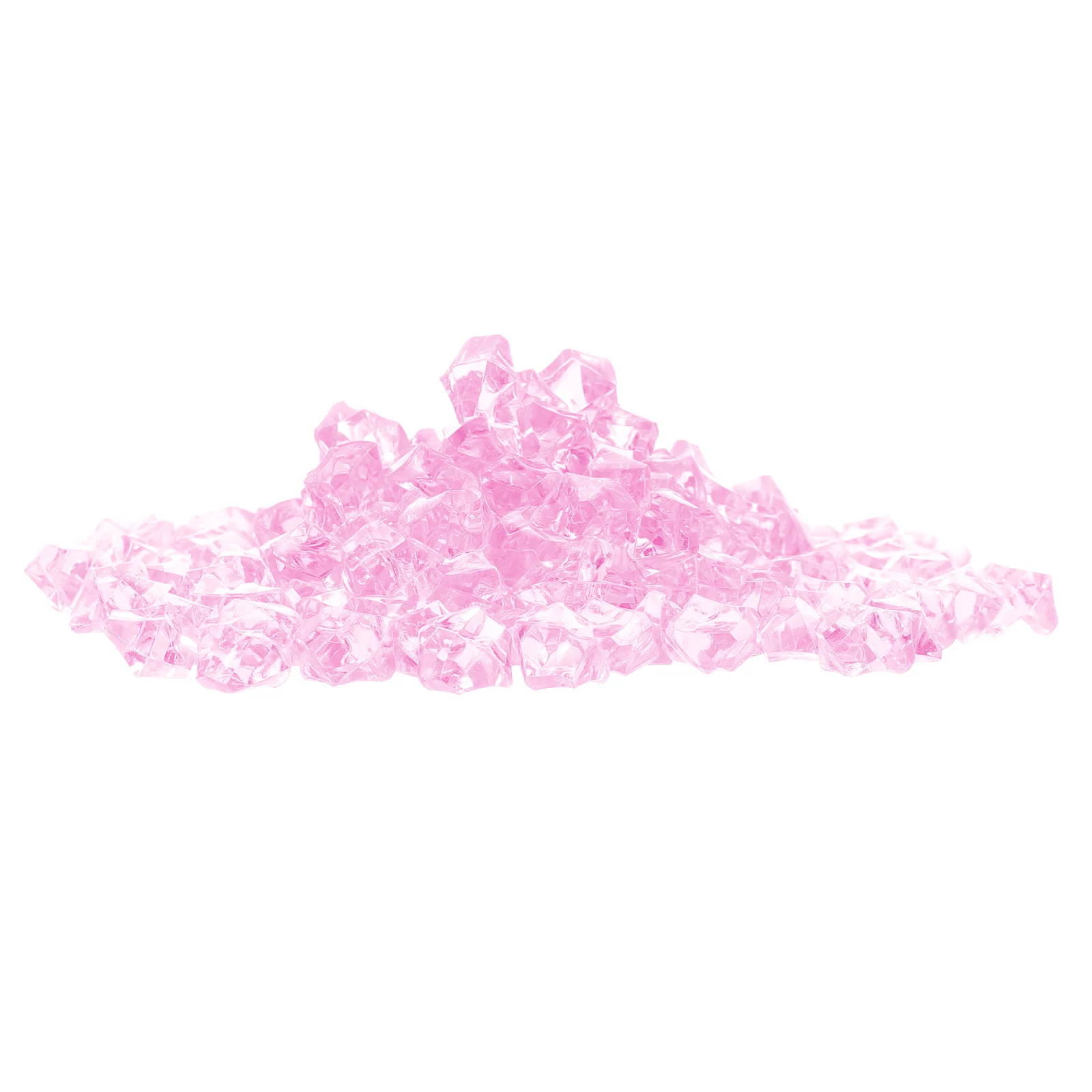 

500 Pcs Simulation Broken Ice Square Decorations Crushed Rocks DIY Vase Fillers Fake Decorative Stones Artificial