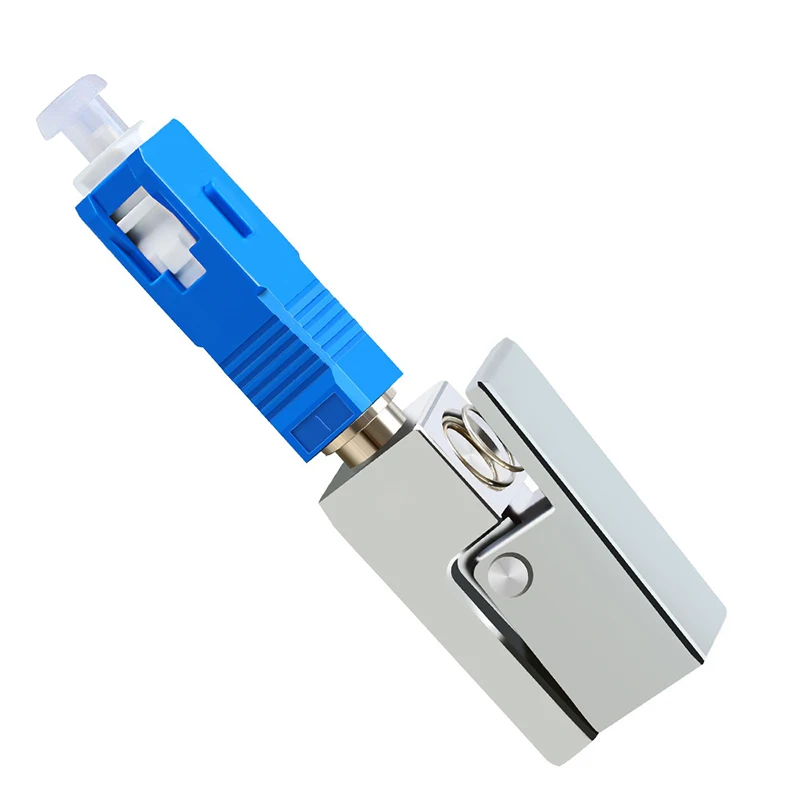 Free Shipping SC/UPC Square Optic Fiber Adapter PCL Clamp Lab Dedicated Coupler SC/UPC Fiber Quick Connector Tools