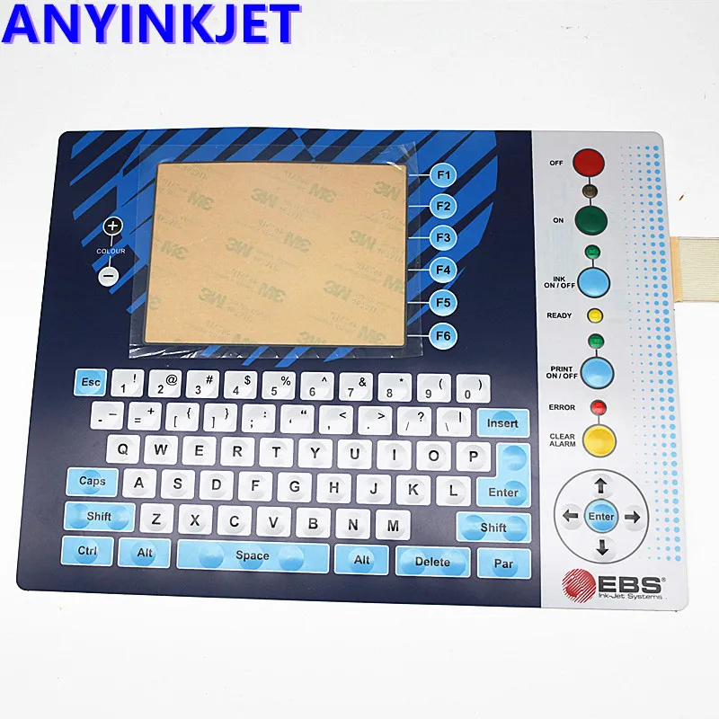 Pantalla de teclado EBS6500 Compatible, membranas de teclado EBS650 para impresora EBS 6500