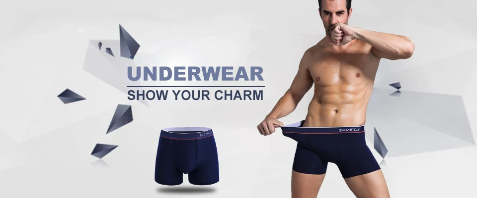 3 stücke Front Öffnung Mann Unterwäsche Baumwolle Schlüpfer der Männer Drucken Herren Boxer Shorts Familie Sexy Männliche Unterhose Sport – Detail 3