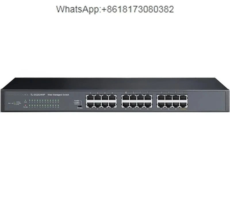 

16/24-портовый гигабитный PoE-коммутатор TL-SG2024MP TL-SG2016MP для установки в стойку с WEB-управлением и изоляцией VLAN для сетевых устройств