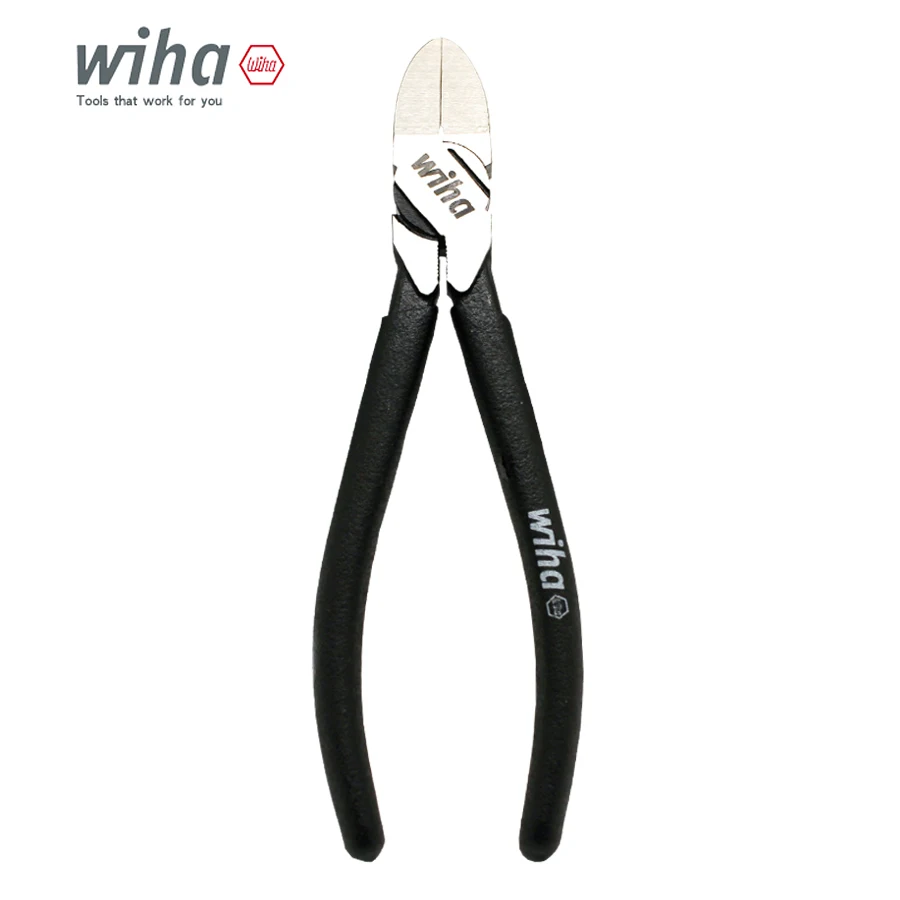 

Wiha Diagonal Plier for Cutting Wires Professional Electric Diagonal Cutters with Comfort Grip Handles NO.45851