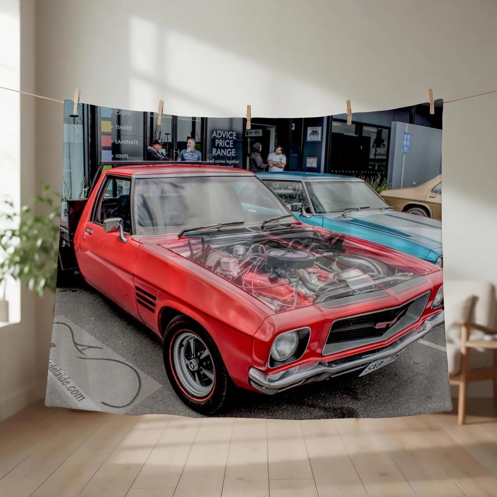 Misted bonnet Holden One Tonner 03 Throw Blanket Cute Retros warm winter Large Blankets