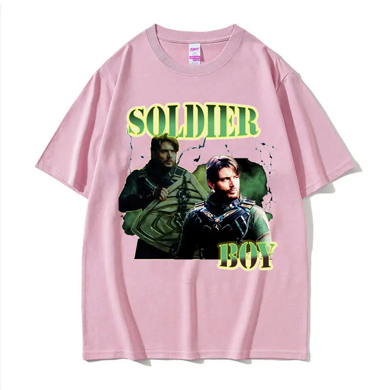 Limited The Soldier Boy Jensen Ackles Graphic T Shirt Men Fashion Trending Oversized Tee Shirt Unisex O-Neck Cotton T-shirt Tops