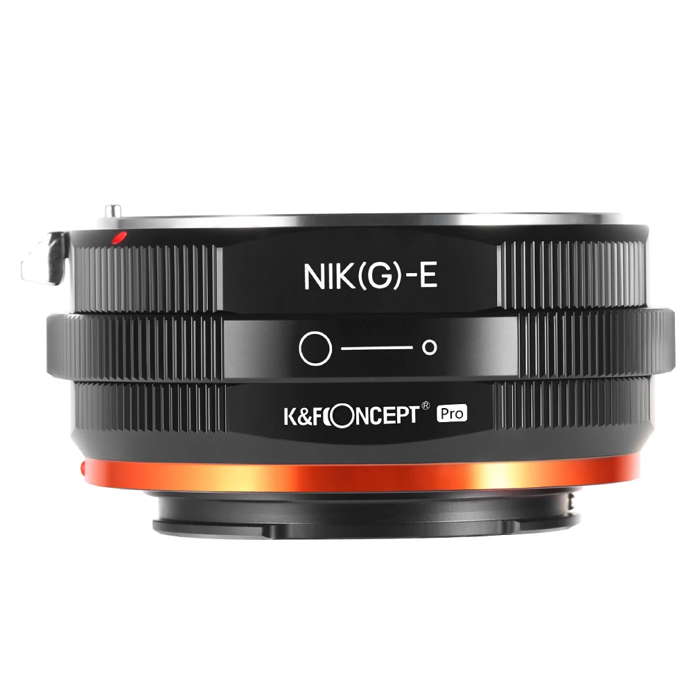 K&F Concept Lens Adapter Nikon G to Sony E Pro for Nikon G Mount Lens to Sony E a6000 a5000 A7C A7C2 A1 A7S A7R2 A73 A7R4 A7R5