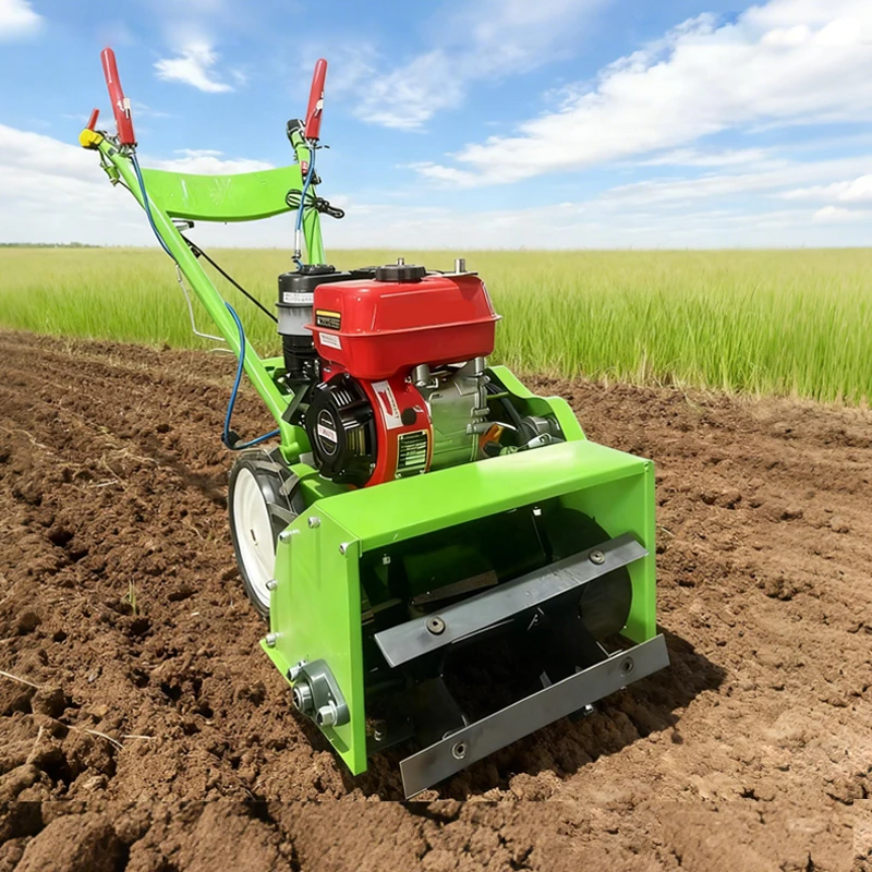 Mini Tiller Small Multifunctional Weeder Rotary Tiller Soil Loosener Cultivator Trenching Machine Grass Shredder Customize
