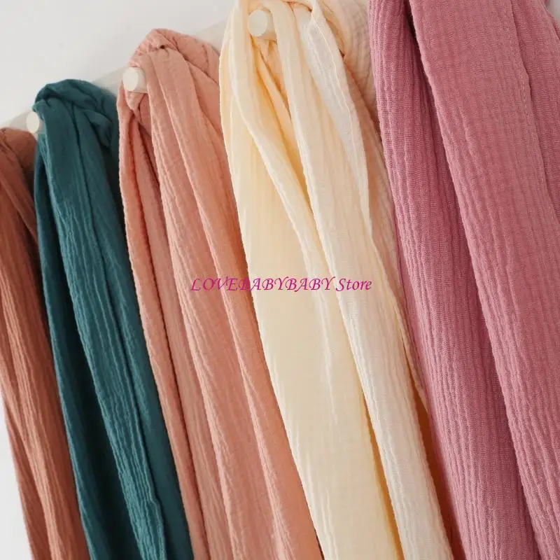 Lenço dupla camada pescoço para mulheres cobertura enfermagem multifuncional 65x180cm 4xbc