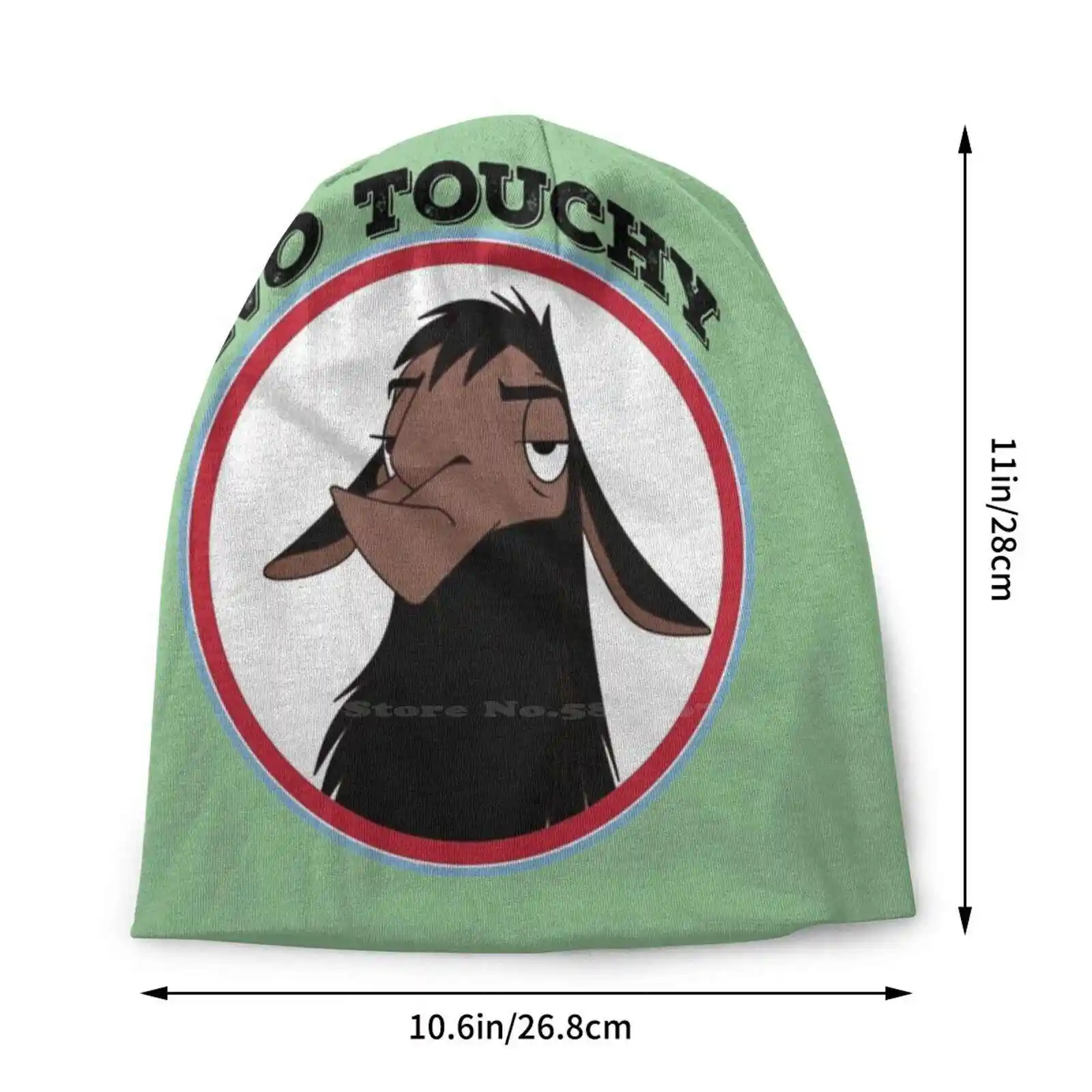 Kuzco No Touchy Sad Llama Emperor's New Groove Emperor David Spade Back Off No Touch Funny Gift Knitted Hat Warm Beanie Outdoor