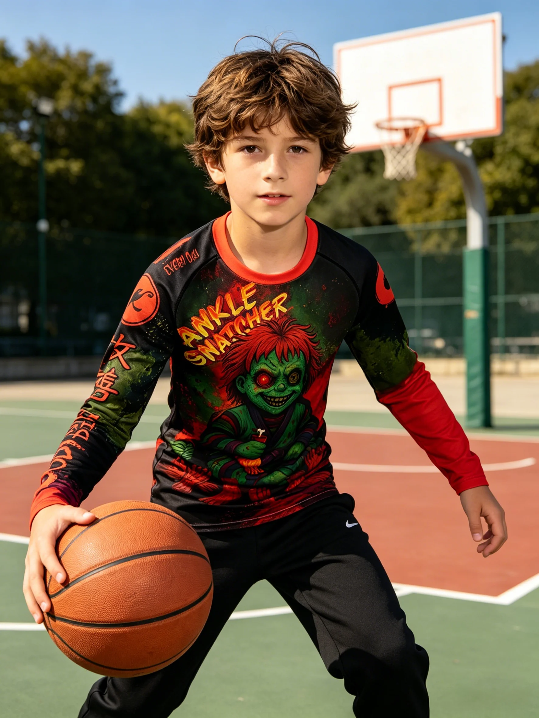 Dark Green Children BJJ Mixed Martial Arts Tight Sportswear Cody Lundin High Elastic MMA BJJ Fighting Running 4PCS Sets for Kids